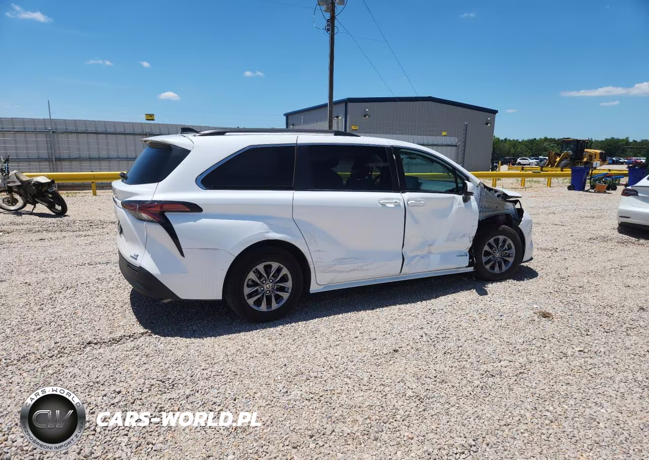 2021 Toyota Sienna Le VIN:5TDKRKEC0MS043219 - 3