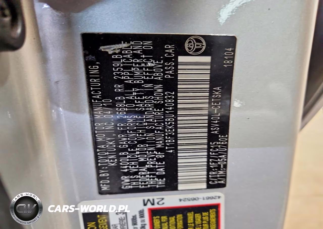 2011 Toyota Camry Se VIN:4T1BF3EK5BU140832 - 12
