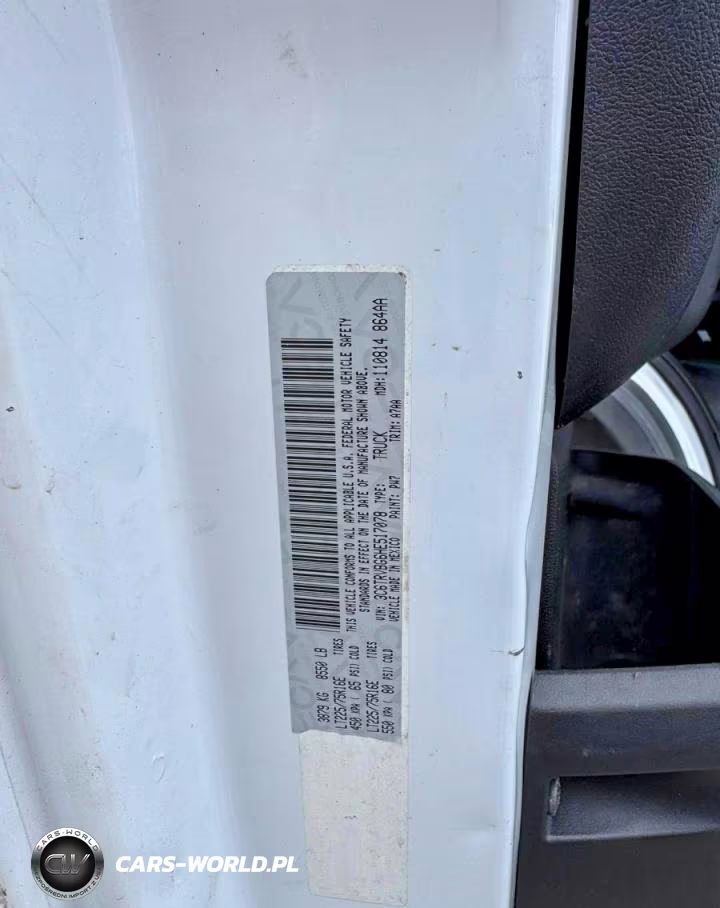 2017 Ram Promaster 1500 1500 High VIN:3C6TRVBG6HE517078 - 10