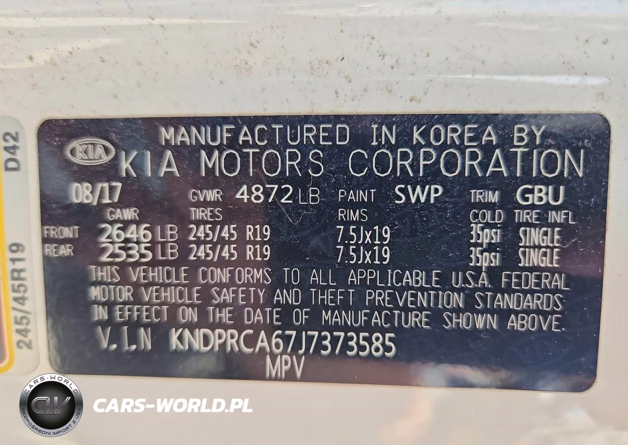 2018 Kia Sportage Sx VIN:KNDPRCA67J7373585 - 13