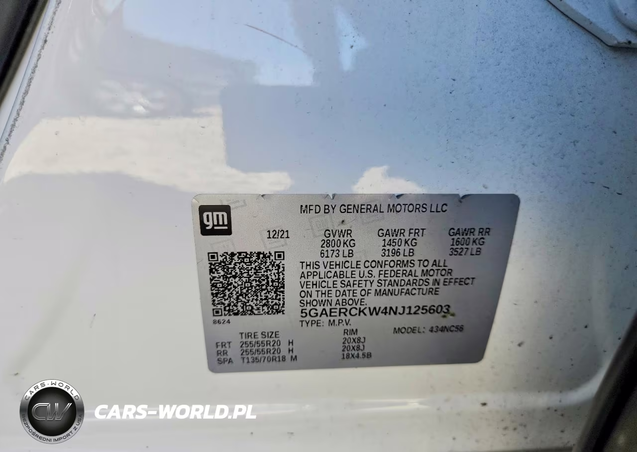 2022 Buick Enclave Premium VIN:5GAERCKW4NJ125603 - 13