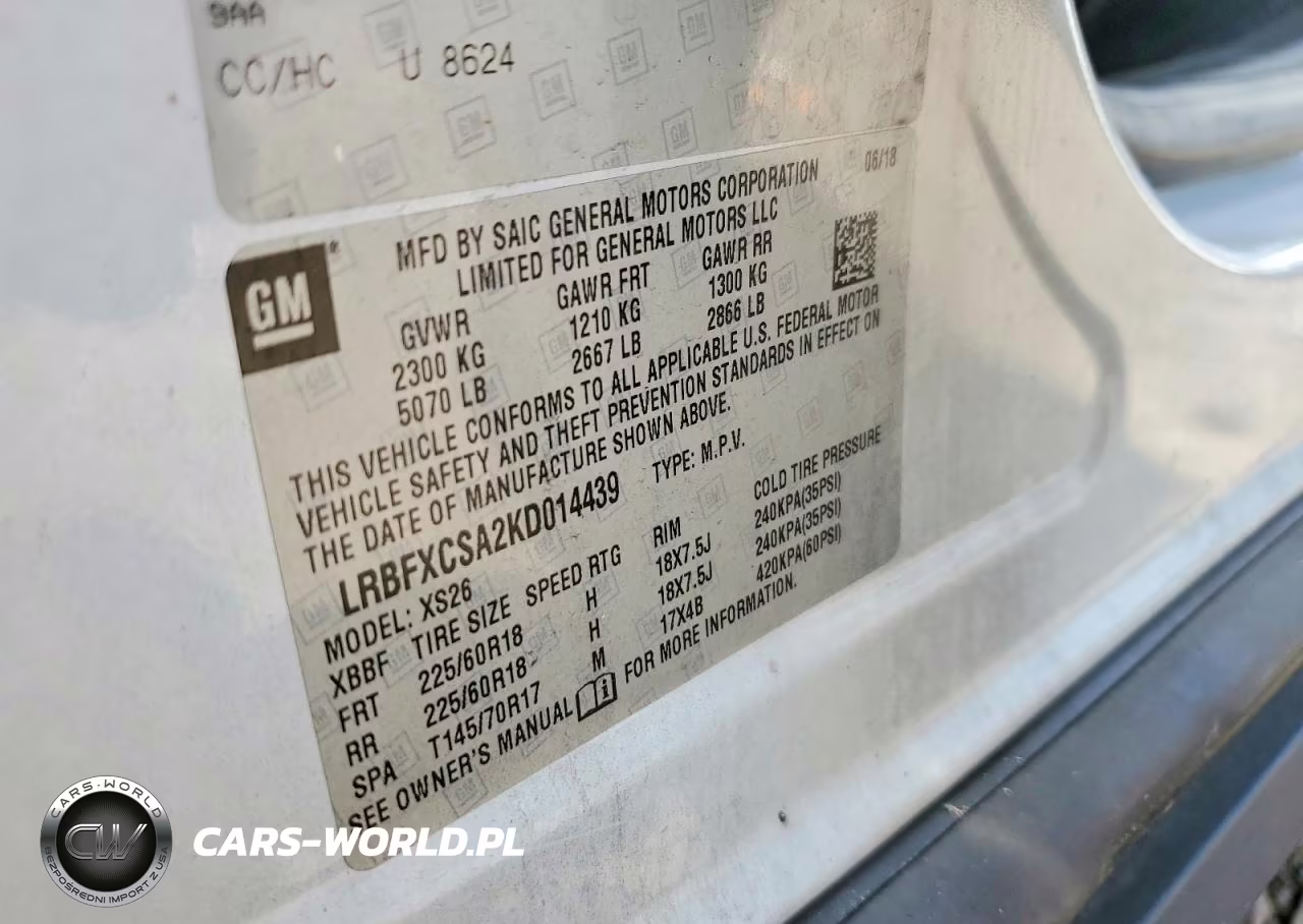 2019 Buick Envision Essence VIN:LRBFXCSA2KD014439 - 13
