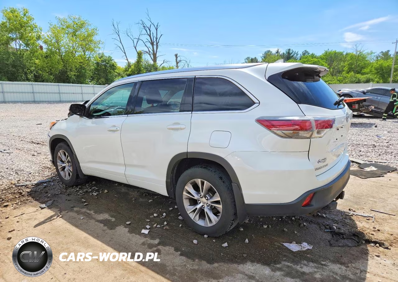 2014 Toyota Highlander Xle VIN:5TDJKRFH6ES060823 - 2