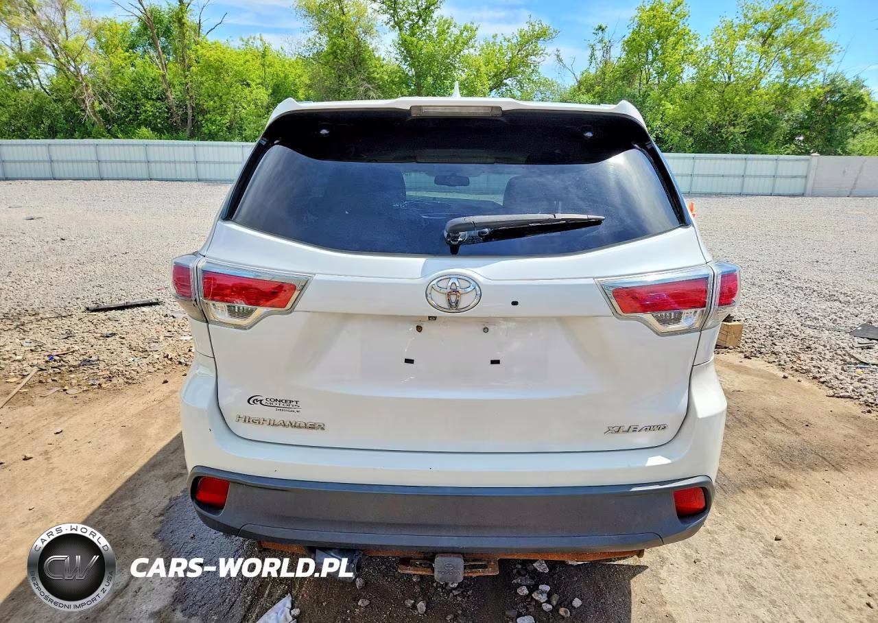 2014 Toyota Highlander Xle VIN:5TDJKRFH6ES060823 - 6