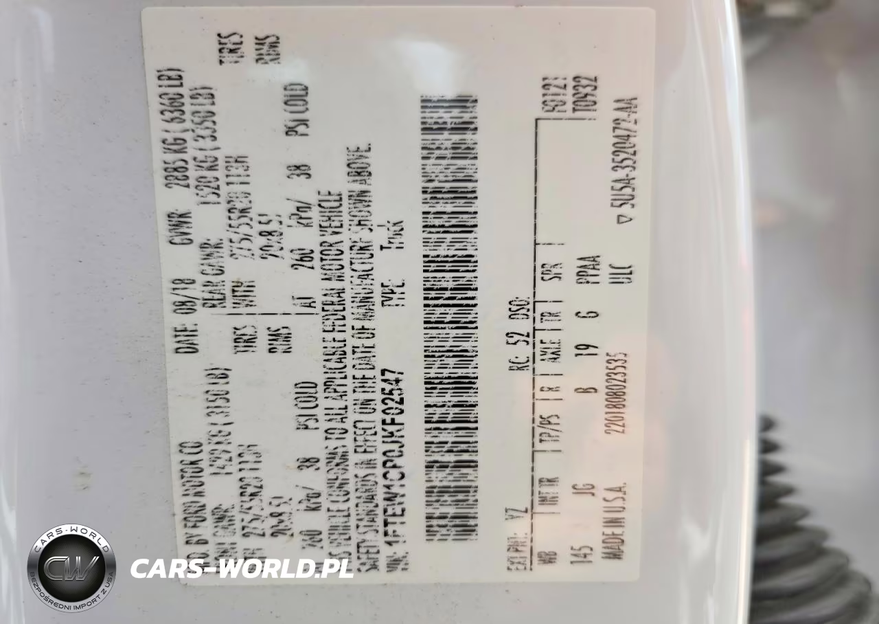 2018 Ford F150 Supercrew VIN:1FTEW1CP0JKF02547 - 13