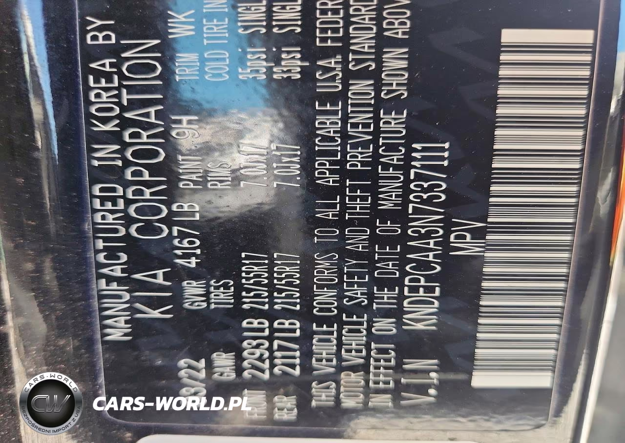 2022 Kia Seltos Lx VIN:KNDEPCAA3N7337111 - 13