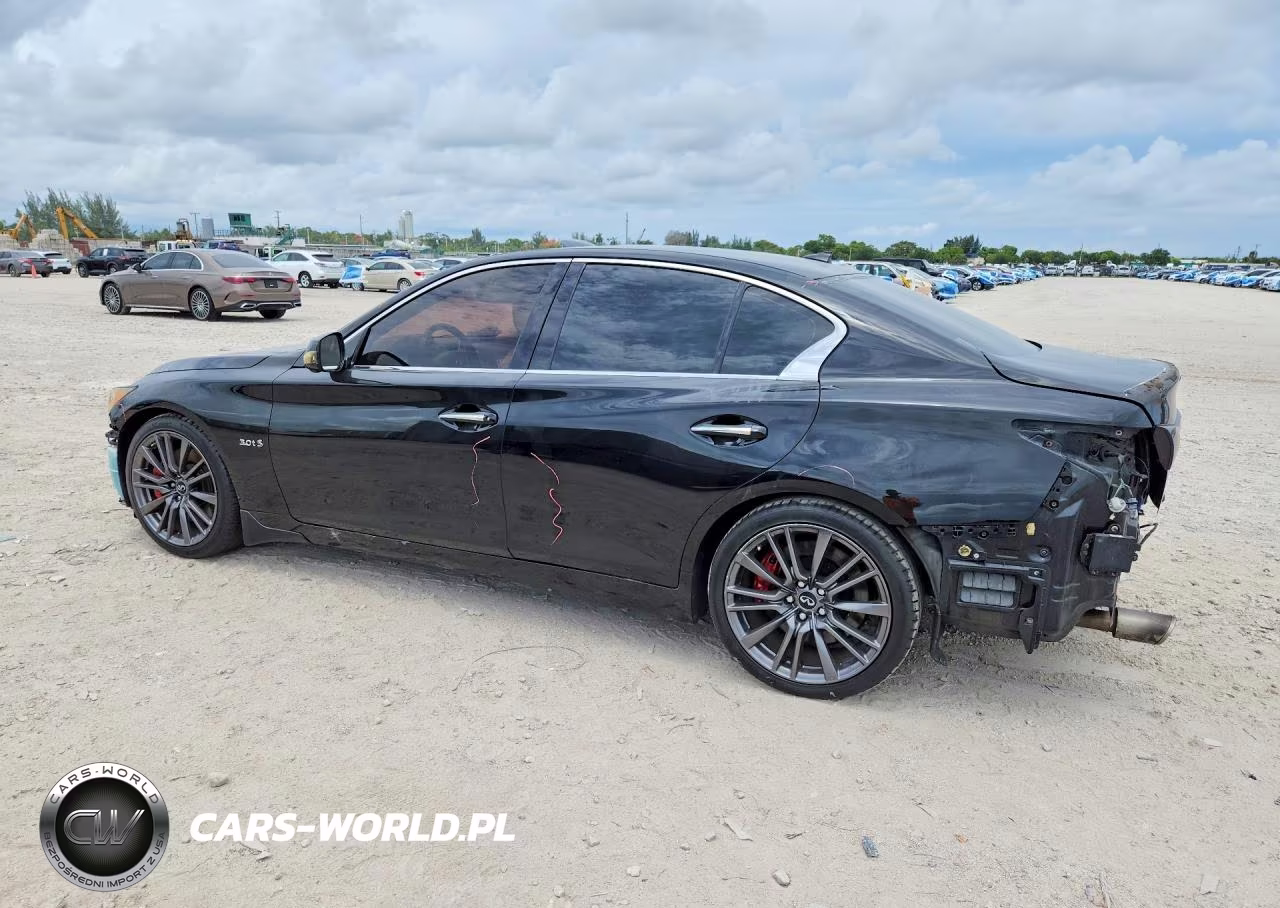 2016 Infiniti Q50 Red Sport 400 VIN:JN1FV7AP6GM420951 - 2