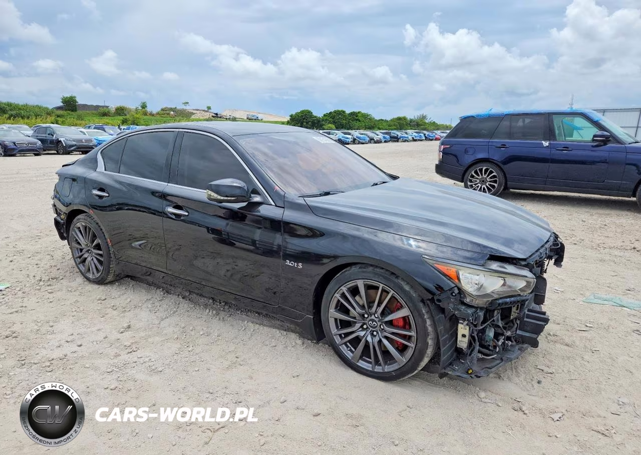 2016 Infiniti Q50 Red Sport 400 VIN:JN1FV7AP6GM420951 - 4