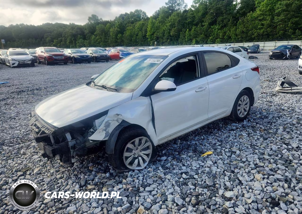 2022 Hyundai Accent Se VIN:3KPC24A64NE177070 - 1