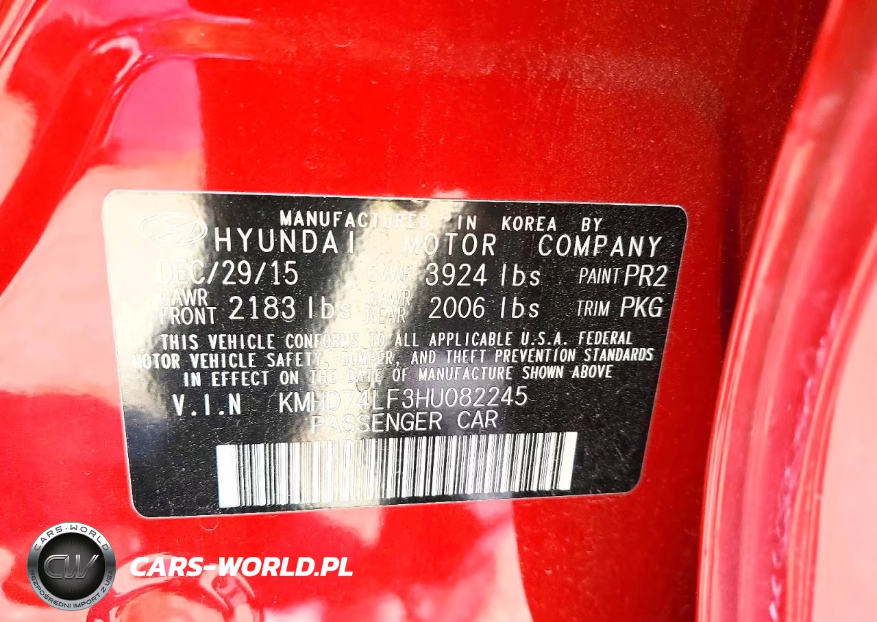 2017 Hyundai Elantra Se VIN:KMHD74LF3HU082245 - 12
