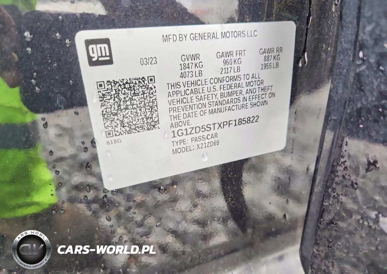 2023 Chevrolet Malibu Lt VIN:1G1ZD5STXPF185822 - 12