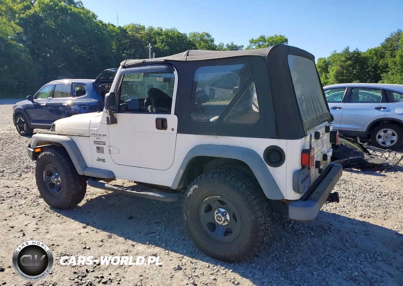 2000 Jeep Wrangler - Tj Sport VIN:1J4FA49S8YP730609 - 2