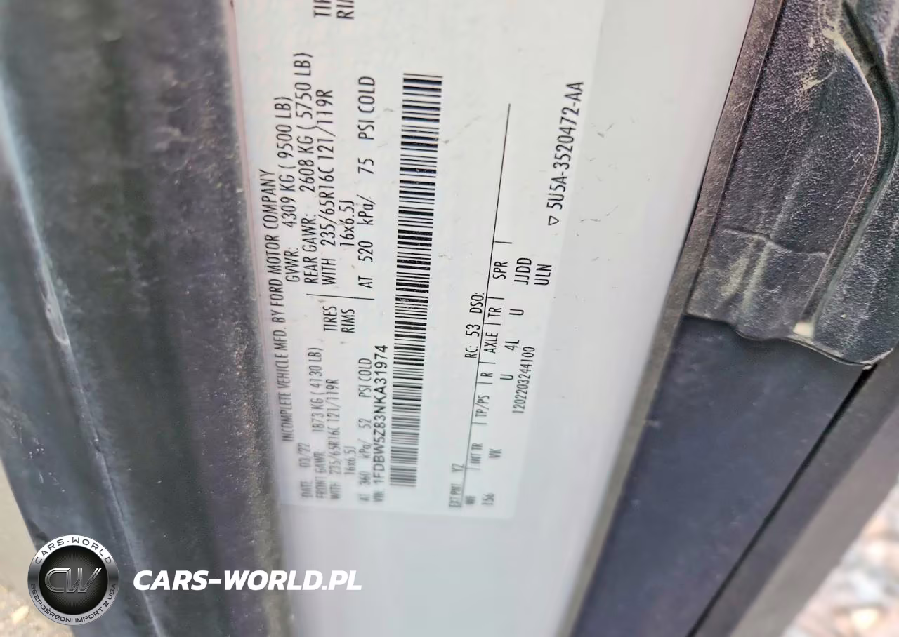 2022 Ford Transit T-350 VIN:1FDBW5Z83NKA31974 - 12