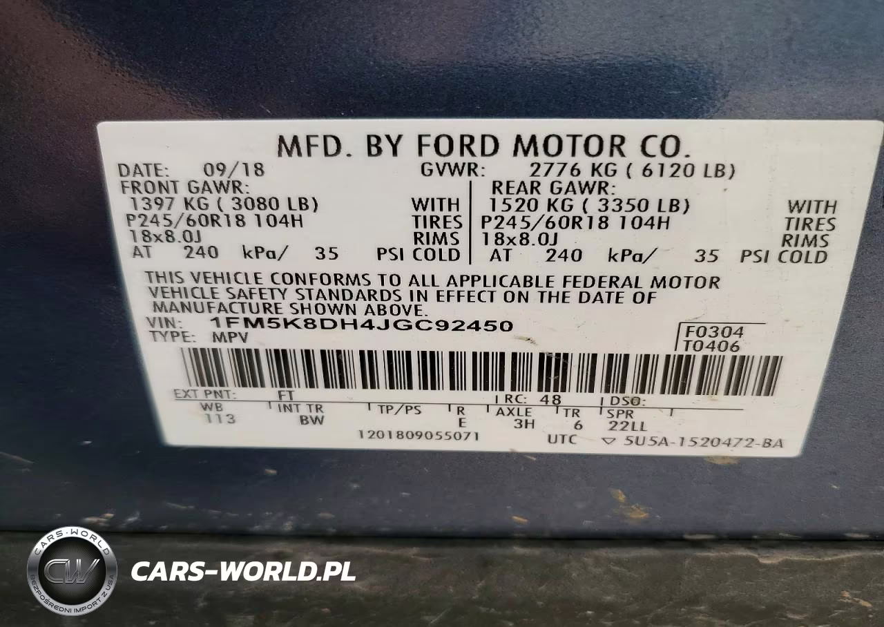 2018 Ford Explorer Xlt VIN:1FM5K8DH4JGC92450 - 13