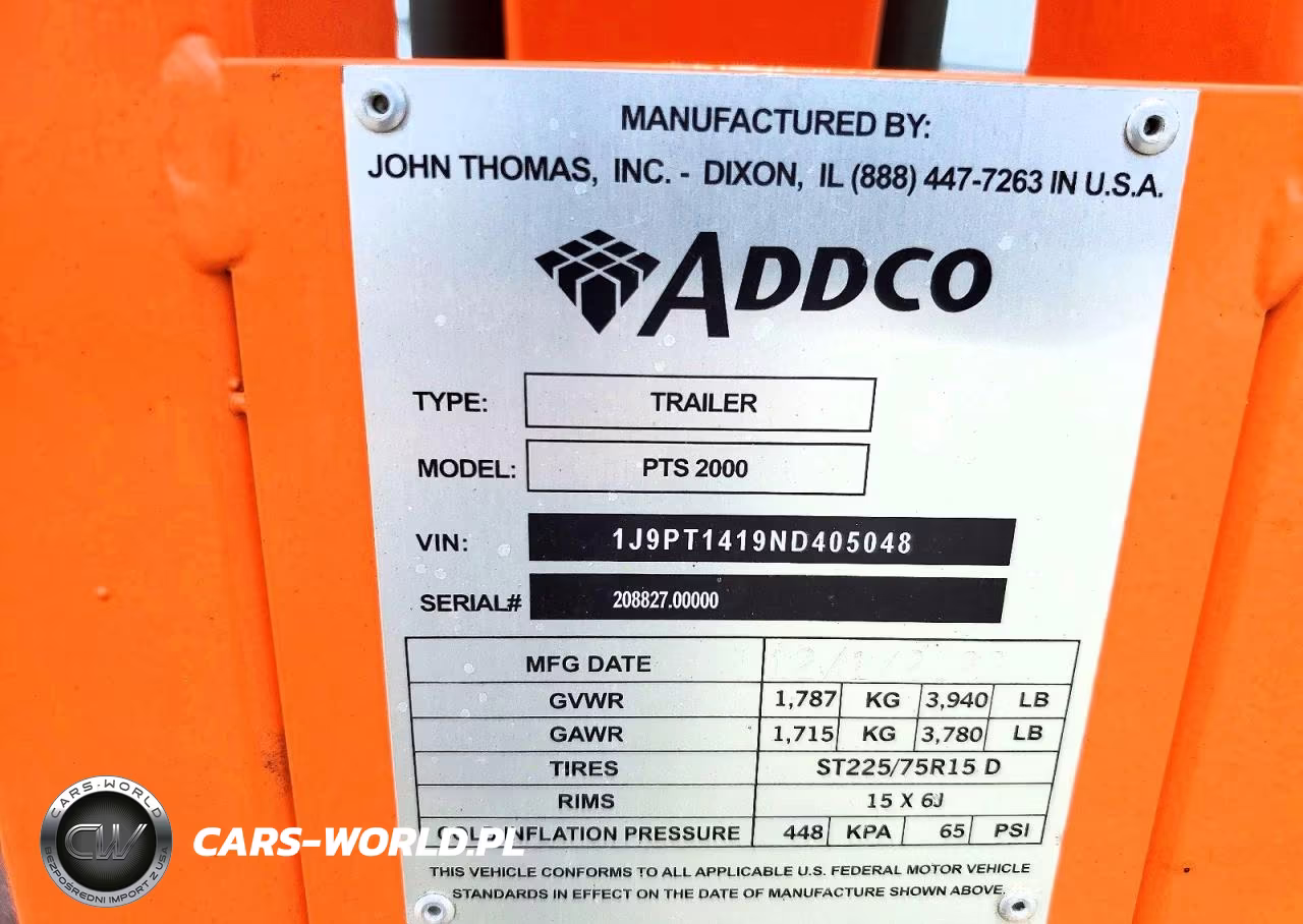 2022 John Thomas Pts 2000 Arrow Board Trailer VIN:1J9PT1419ND405048 - 10