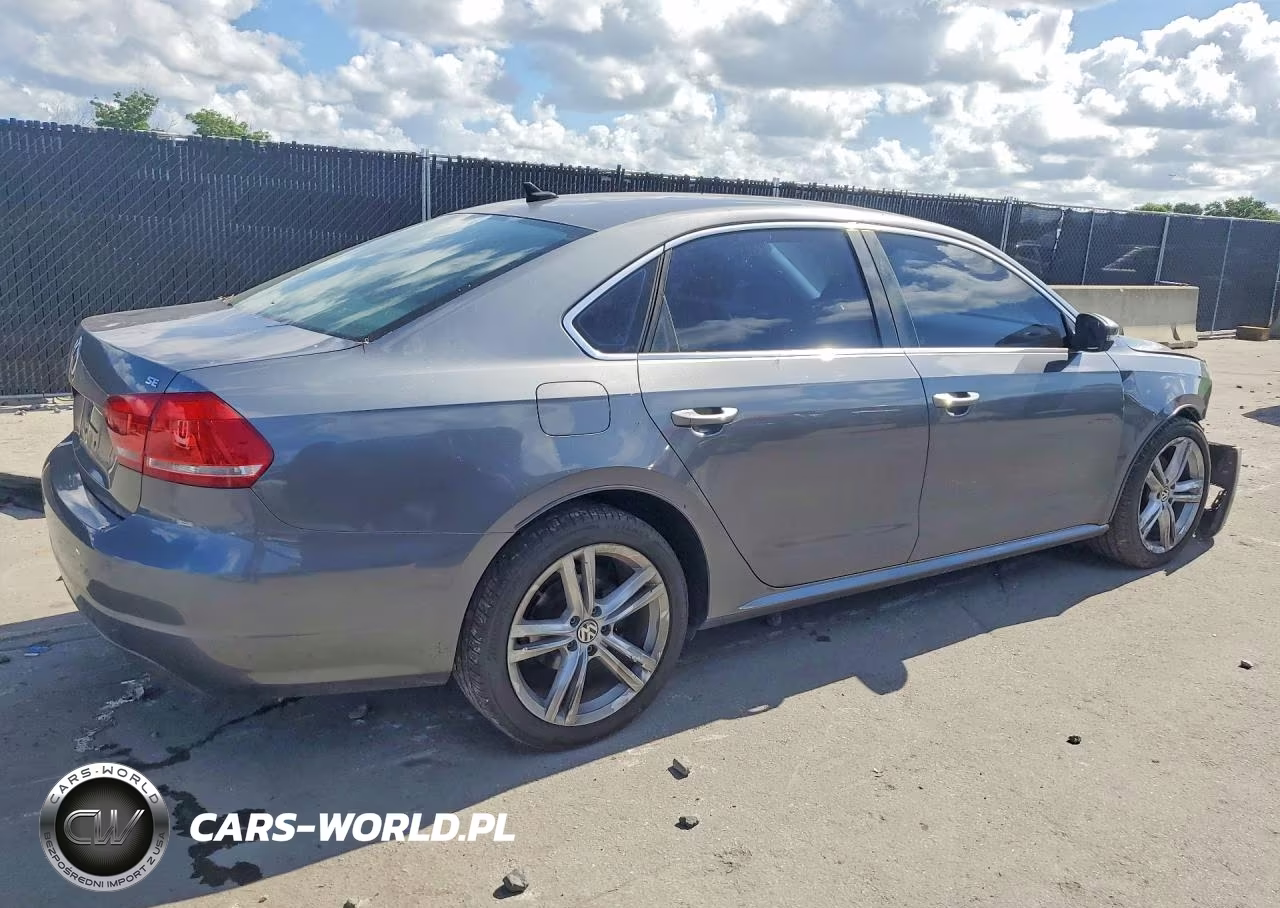 2014 Volkswagen Passat Se VIN:1VWBH7A35EC014188 - 3