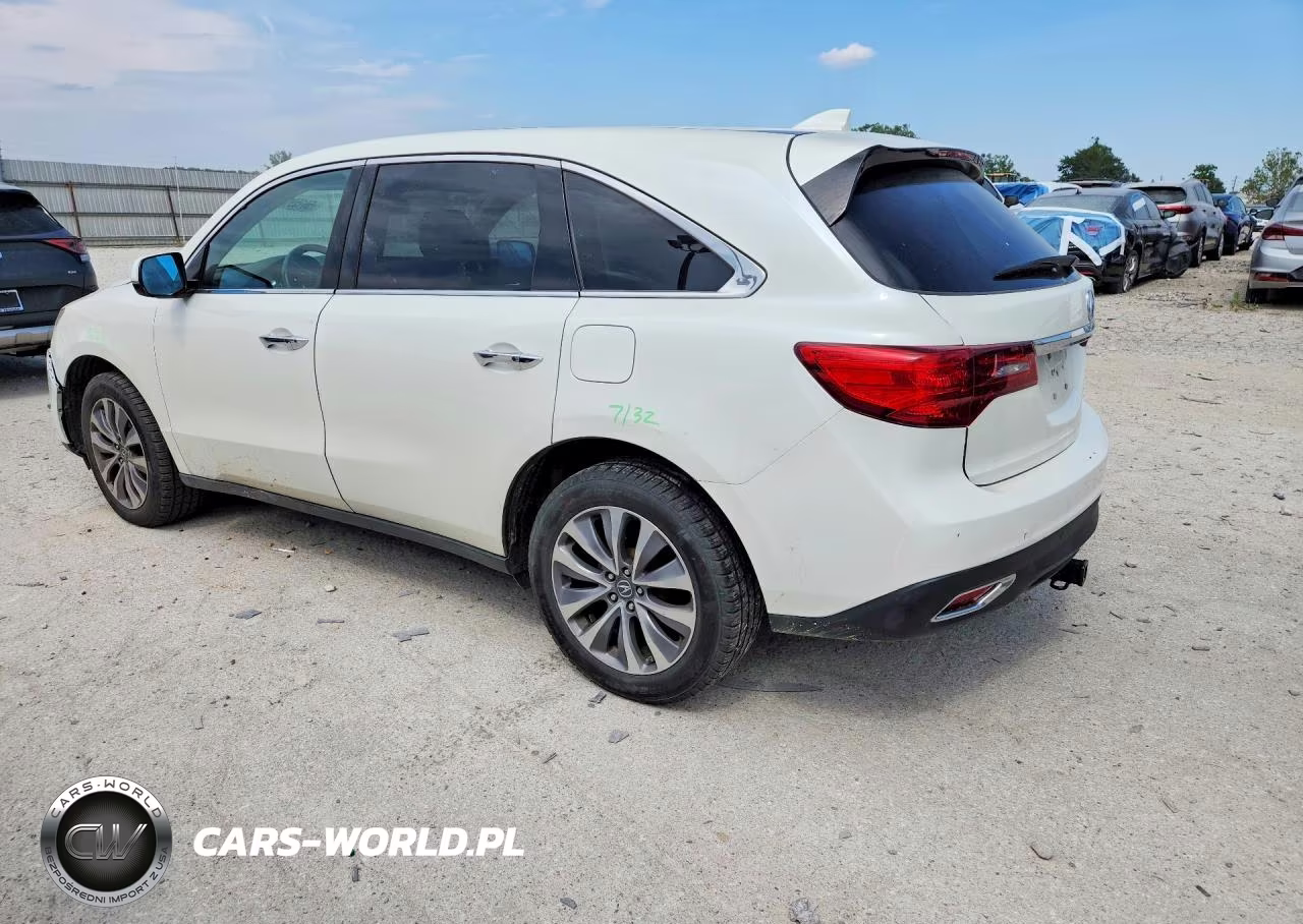 2015 Acura Mdx Technology VIN:5FRYD4H44FB014577 - 2