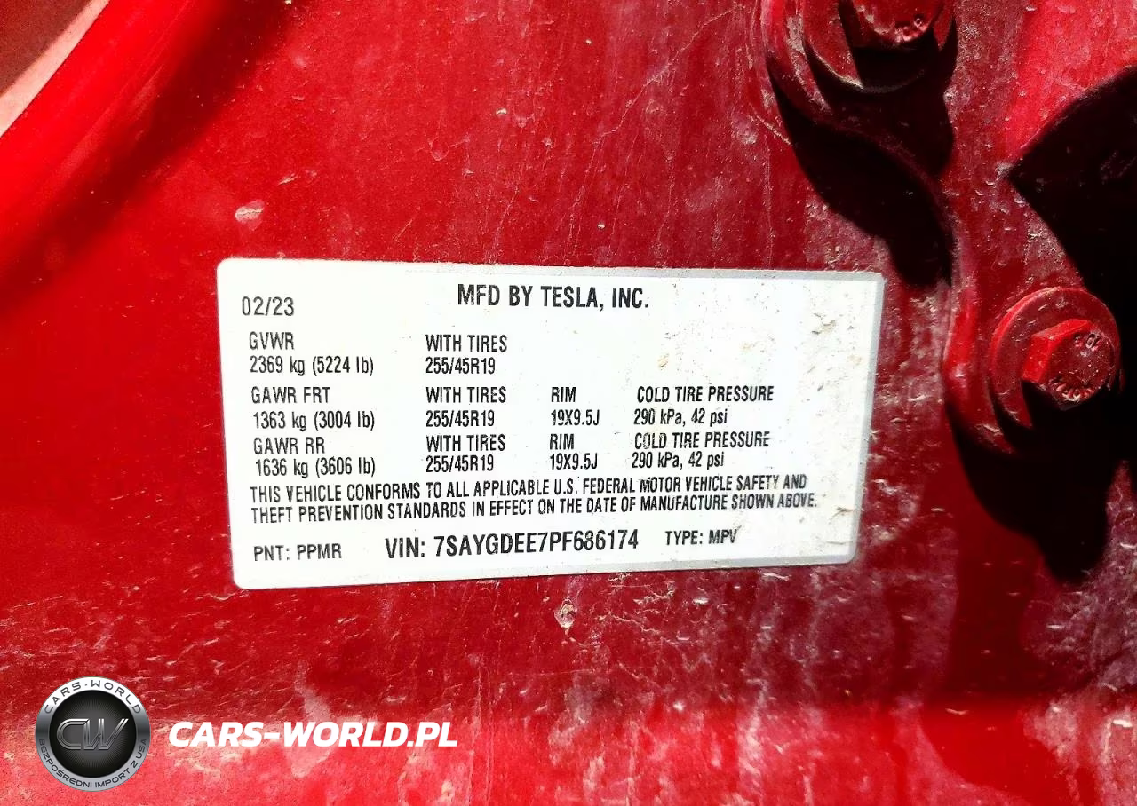 2023 Tesla Model Y VIN:7SAYGDEE7PF686174 - 13