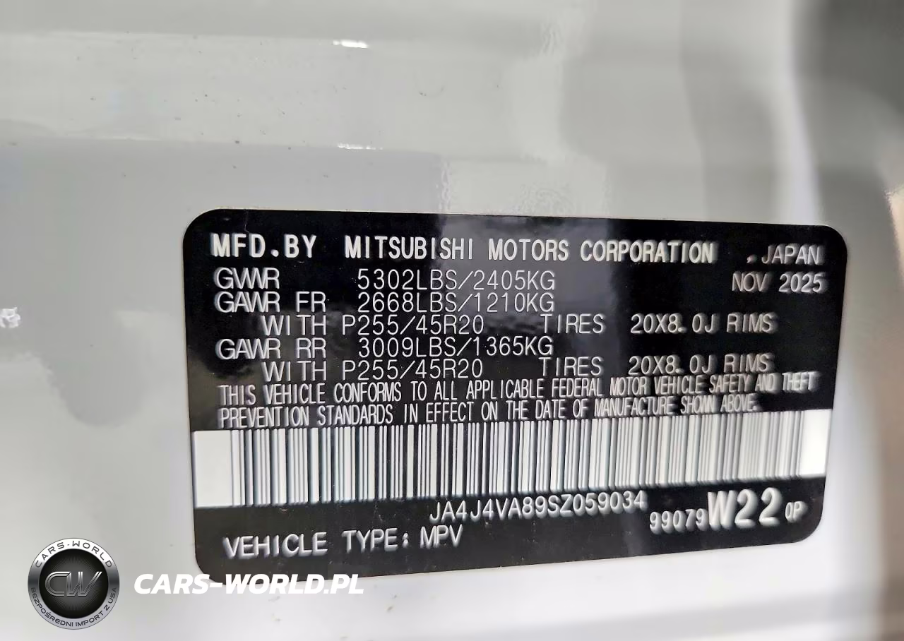 2025 Mitsubishi Outlander Se VIN:JA4J4VA89SZ059034 - 13