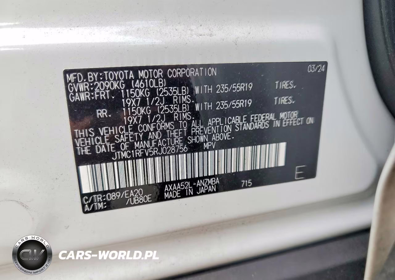 2024 Toyota Rav4 Xle Premium VIN:JTMC1RFV5RJ028756 - 13