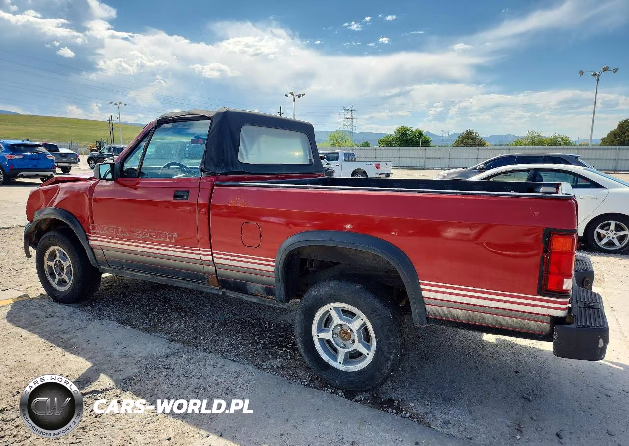 1989 Dodge Dakota Sport VIN:1B7GG69X5KS164669 - 2