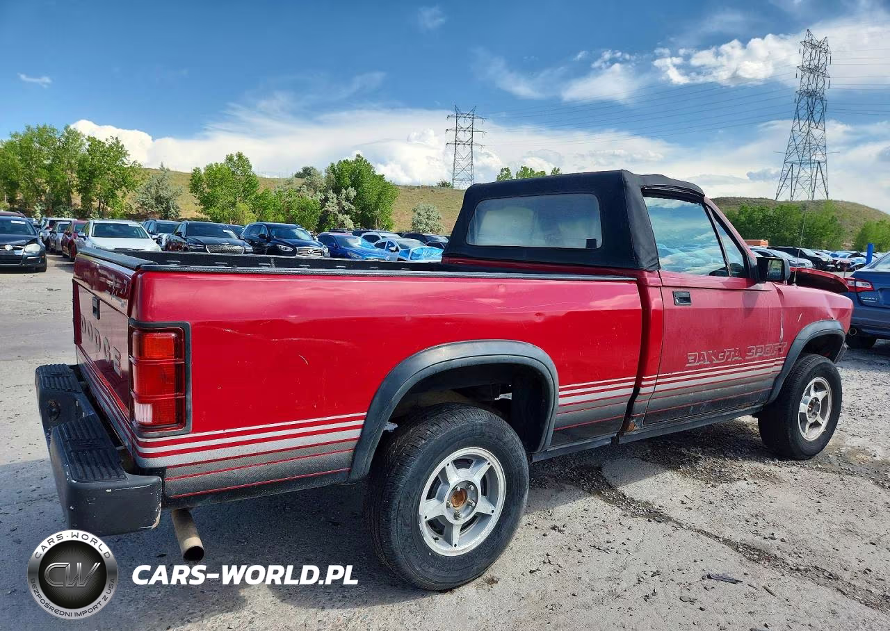 1989 Dodge Dakota Sport VIN:1B7GG69X5KS164669 - 3
