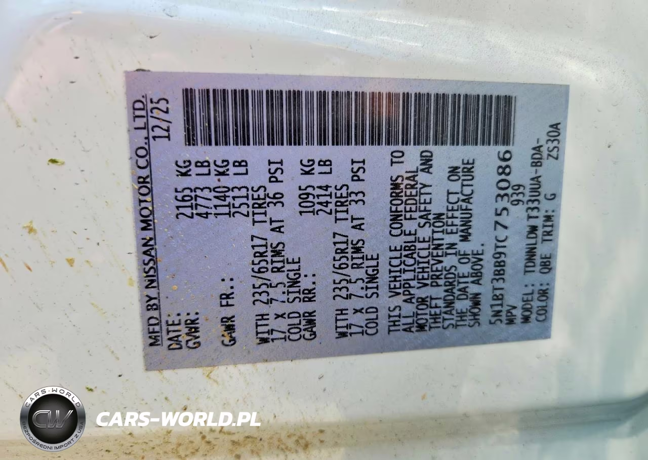 2026 Nissan Rogue Sv VIN:5N1BT3BB9TC753086 - 13