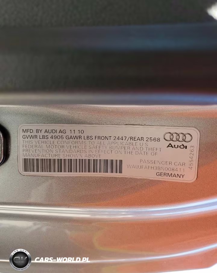 2011 Audi A5 Premium Plus VIN:WAUJFAFH3BN008411 - 12