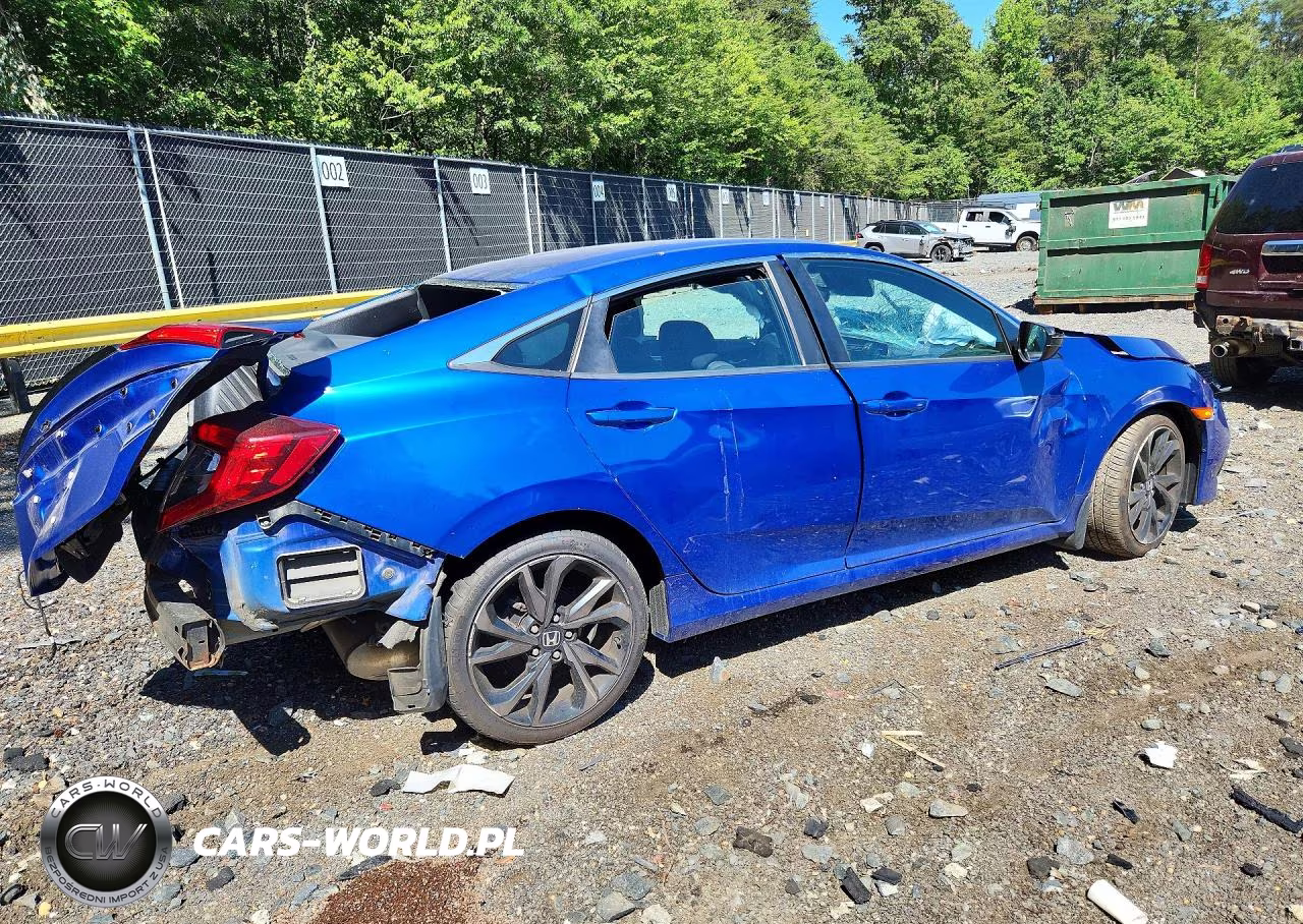 2020 Honda Civic Sport VIN:2HGFC2F80LH571399 - 3