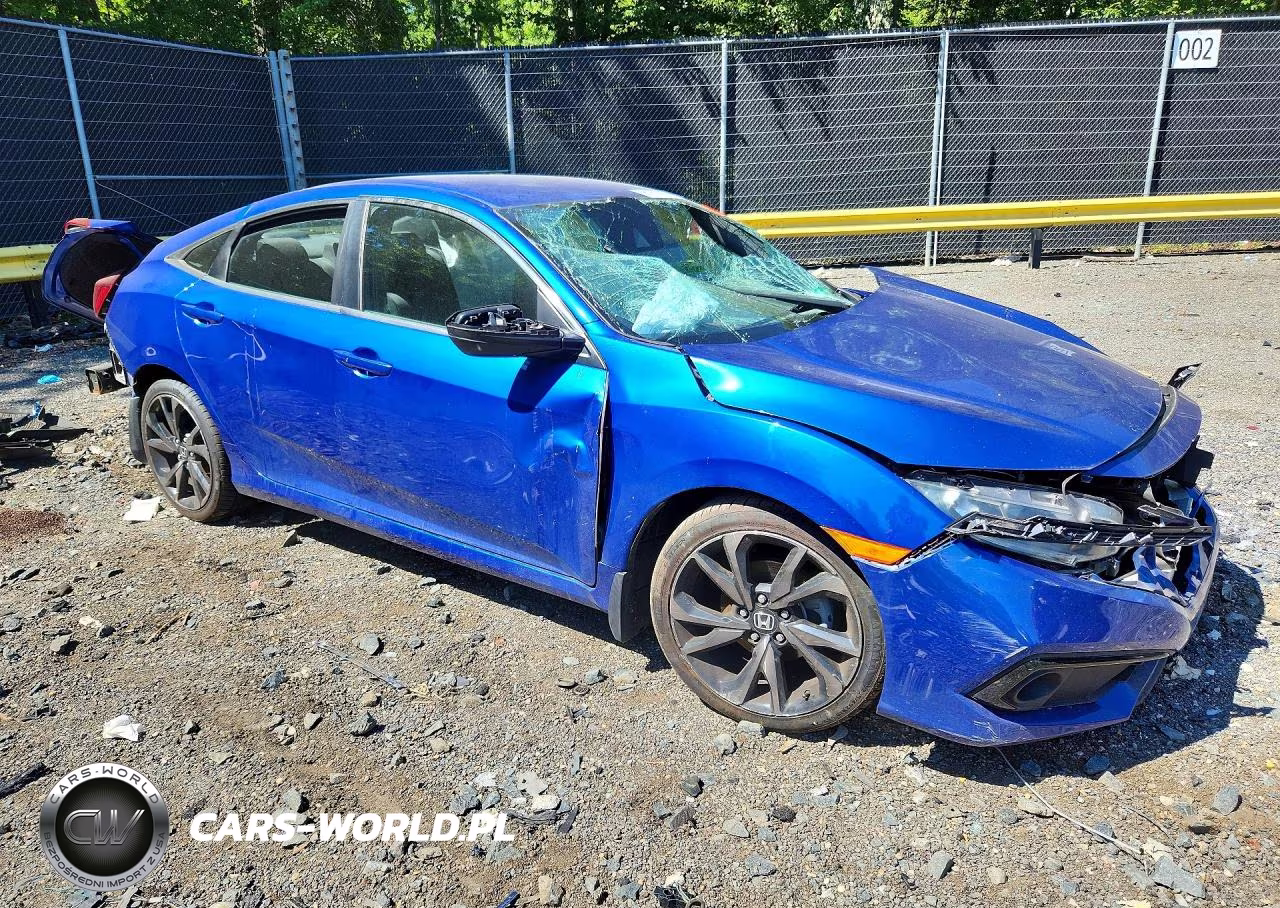2020 Honda Civic Sport VIN:2HGFC2F80LH571399 - 4