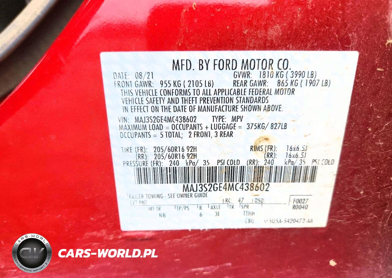 2021 Ford Ecosport Se VIN:MAJ3S2GE4MC438602 - 13