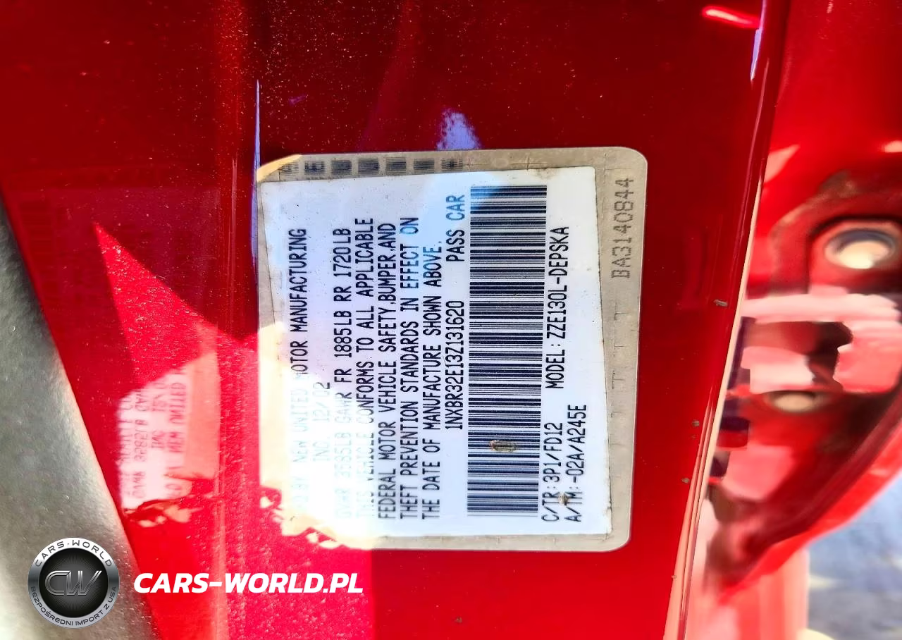 2003 Toyota Corolla S VIN:1NXBR32E13Z131620 - 12