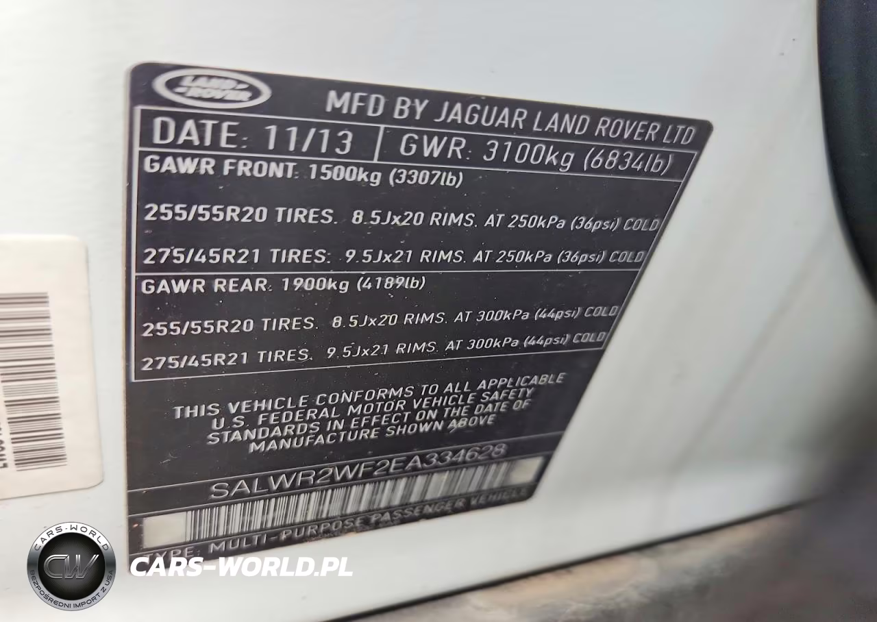 2014 Land Rover Range Rover Sport Hse VIN:SALWR2WF2EA334628 - 12