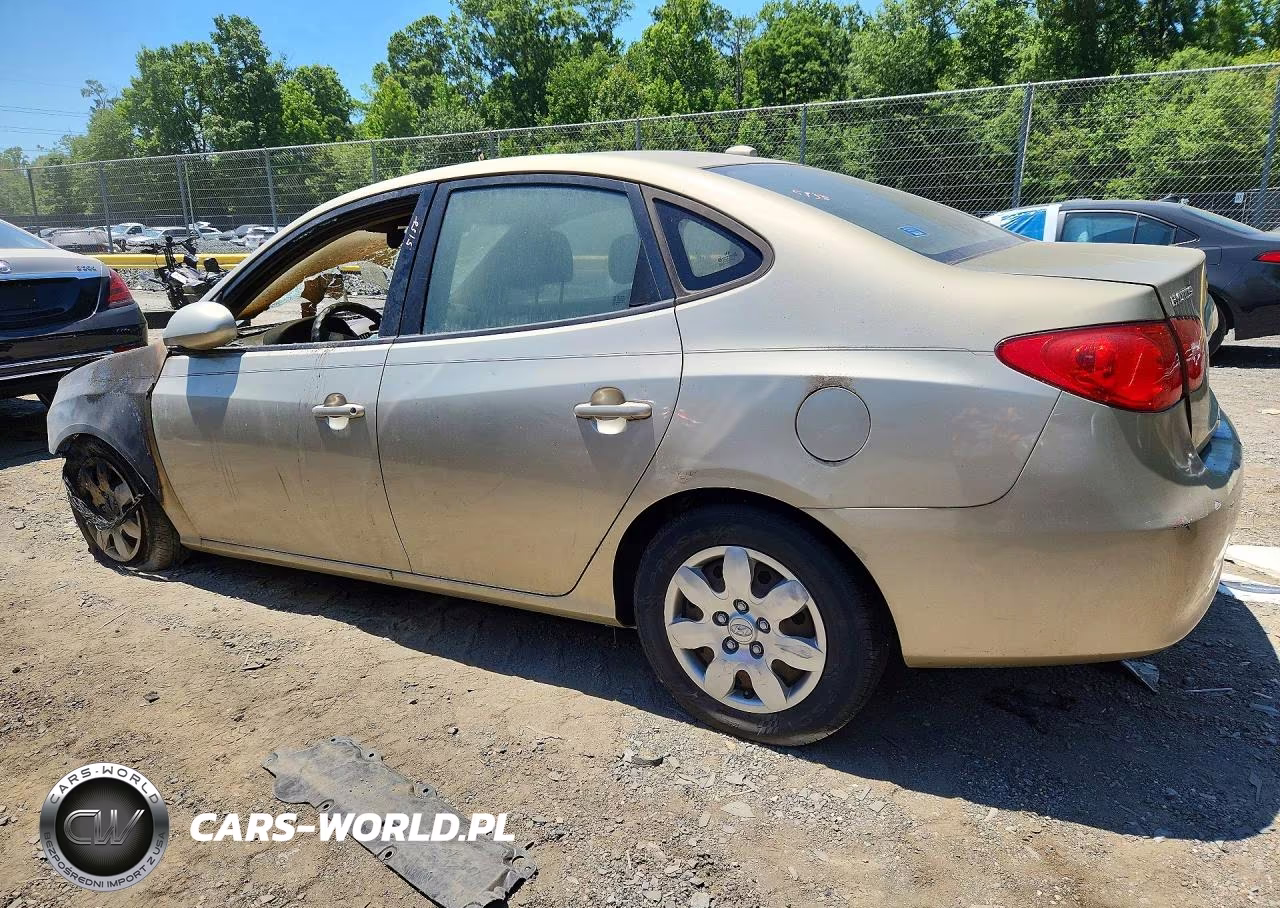 2007 Hyundai Elantra Gls VIN:KMHDU46D97U253078 - 2