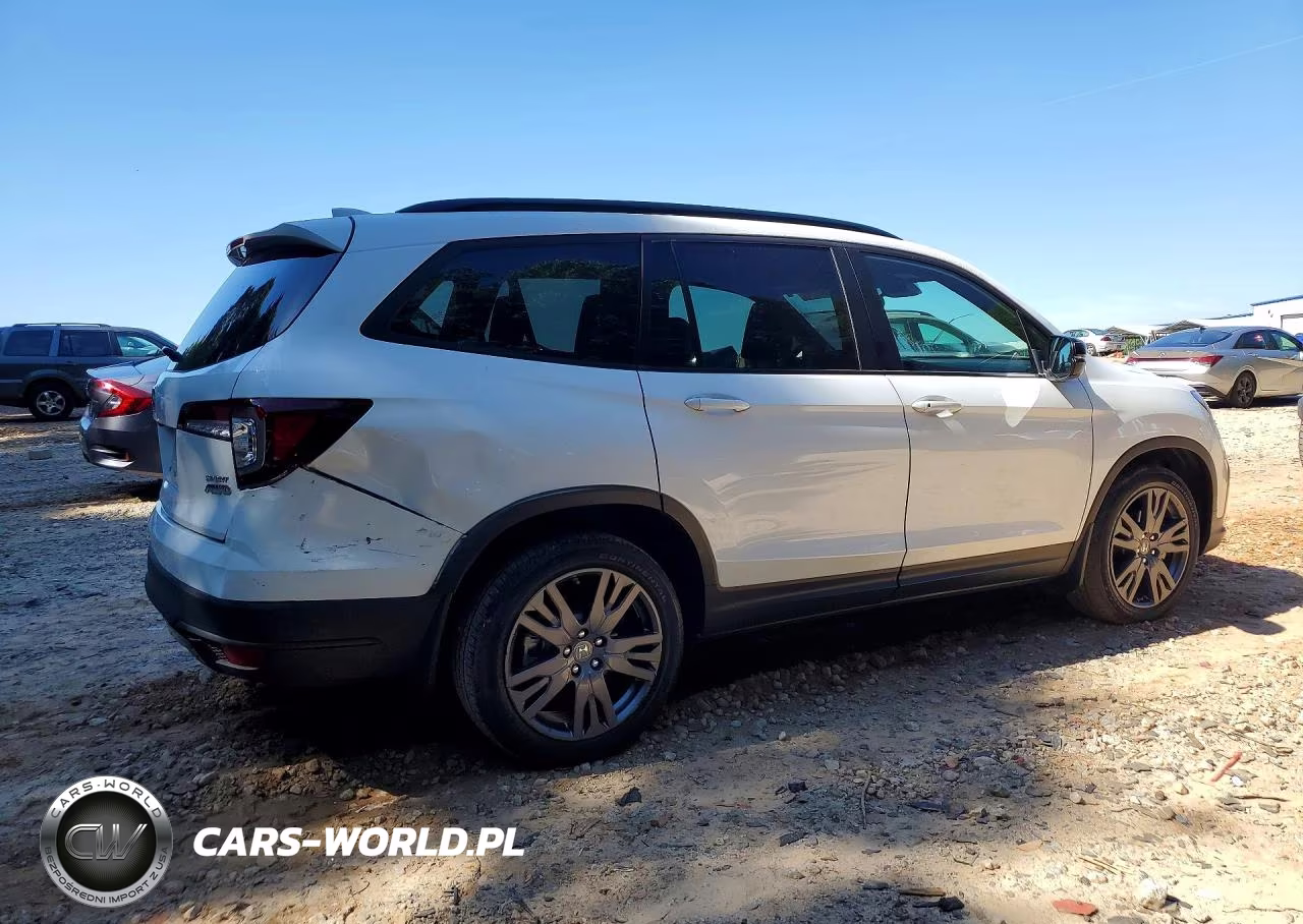 2022 Honda Pilot Sport VIN:5FNYF6H36NB067651 - 3