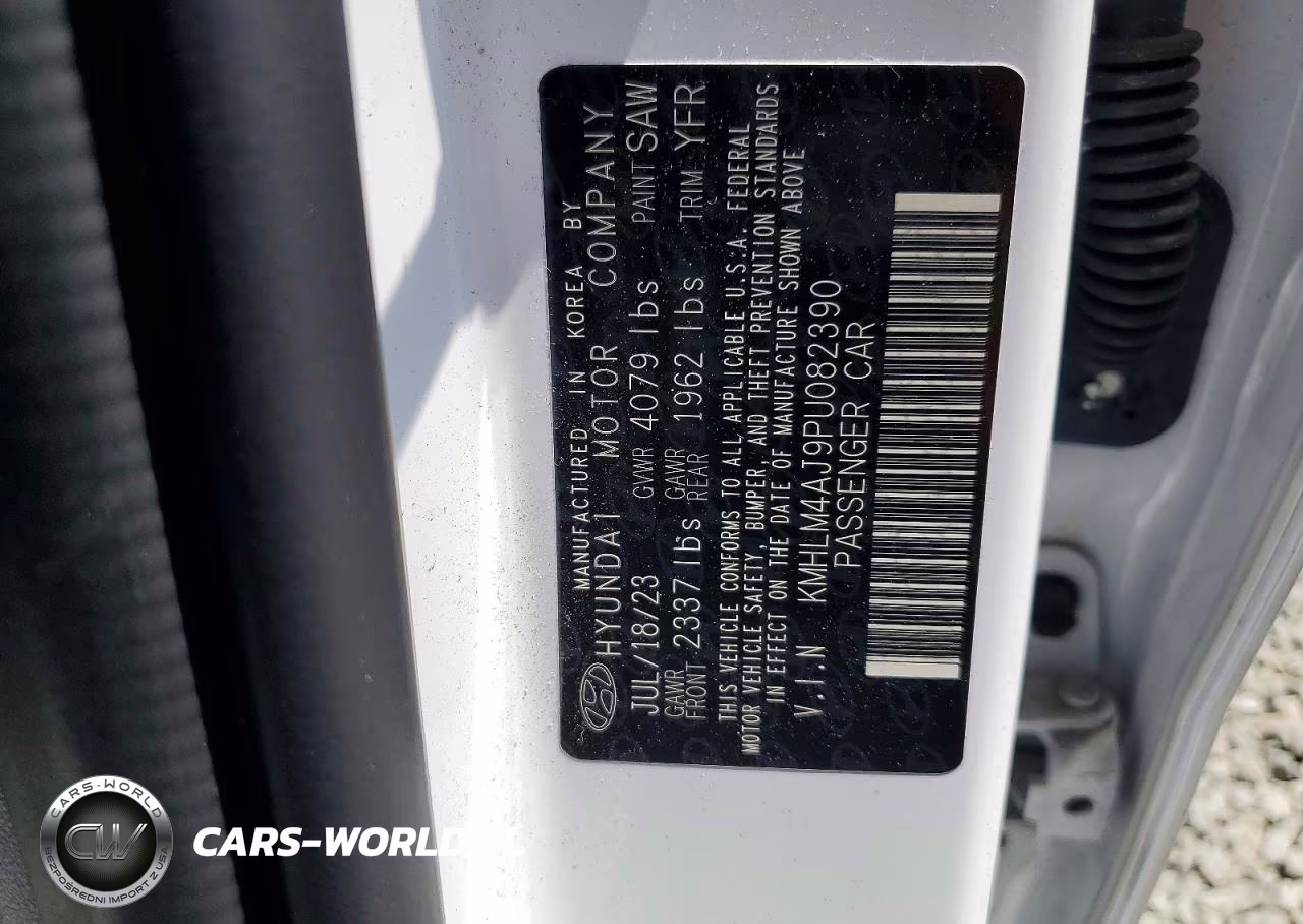 2023 Hyundai Elantra Blue VIN:KMHLM4AJ9PU082390 - 12