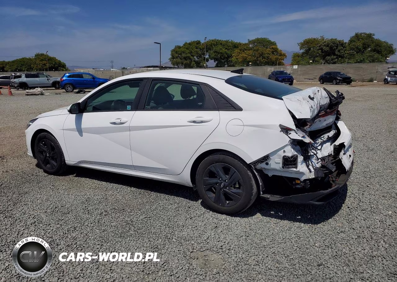 2023 Hyundai Elantra Blue VIN:KMHLM4AJ9PU082390 - 2