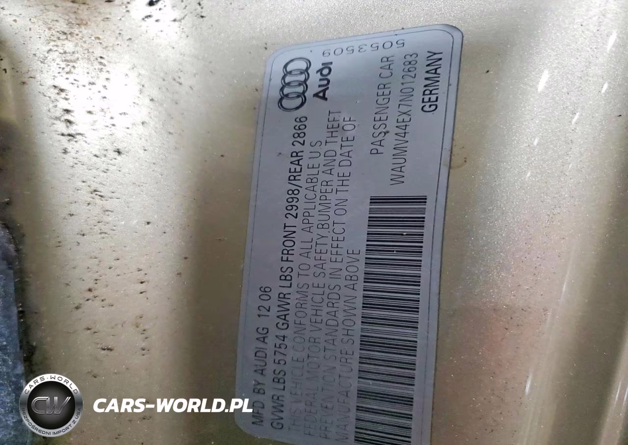2007 Audi A8 L Quattro VIN:WAUMV44EX7N012683 - 12