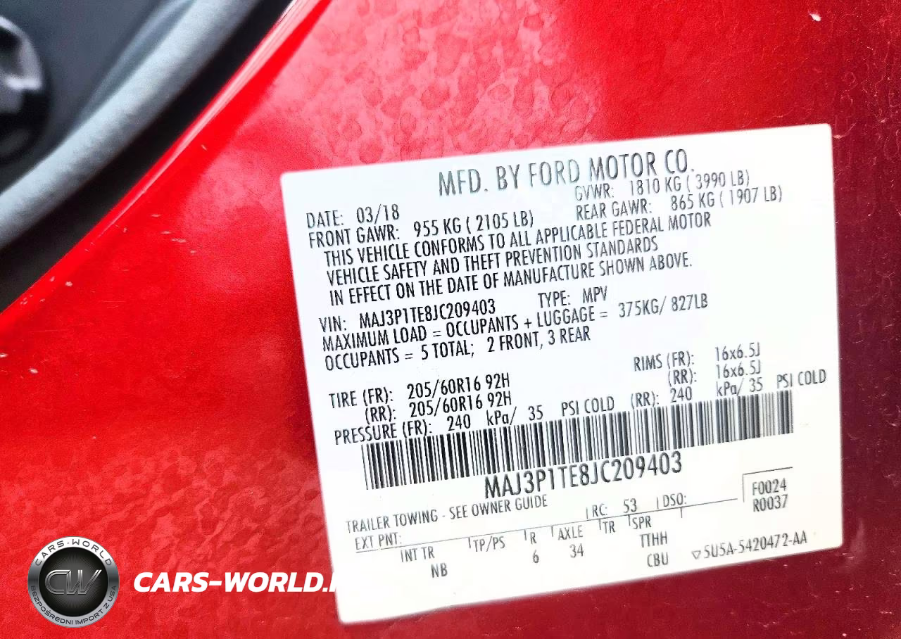 2018 Ford Ecosport Se VIN:MAJ3P1TE8JC209403 - 12