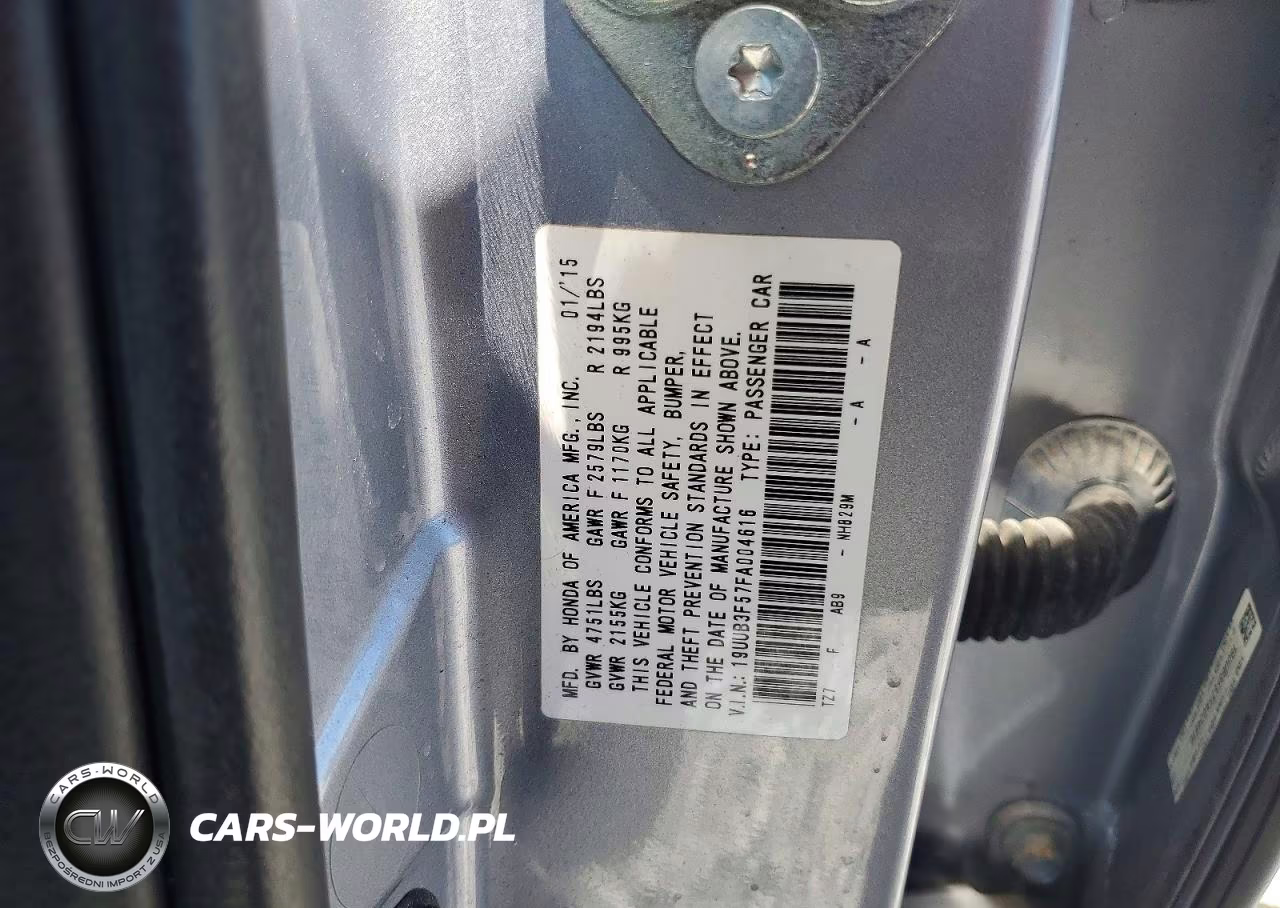 2015 Acura Tlx Tech VIN:19UUB3F57FA004616 - 12