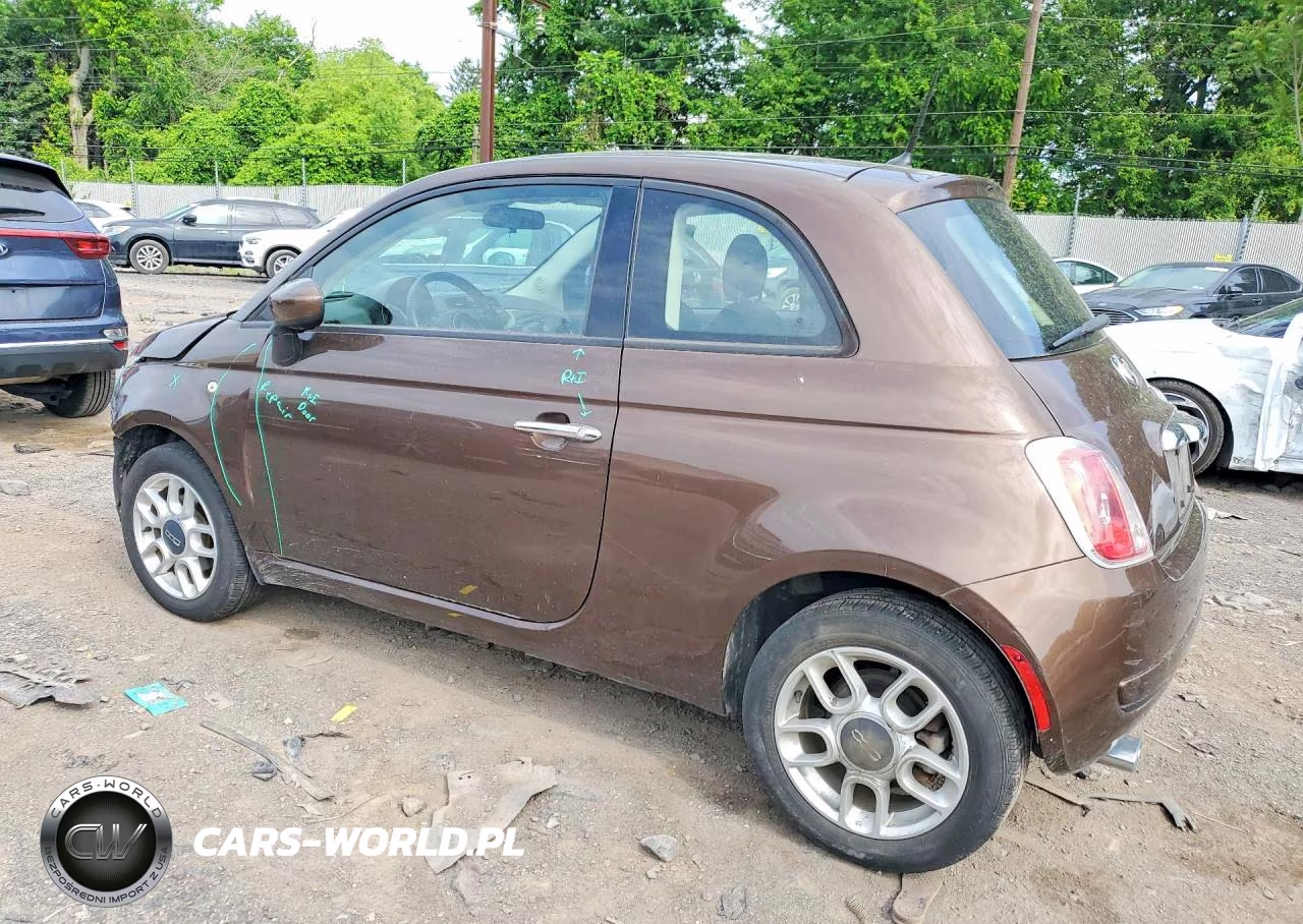 2015 Fiat 500 Pop VIN:3C3CFFAR9FT656631 - 2