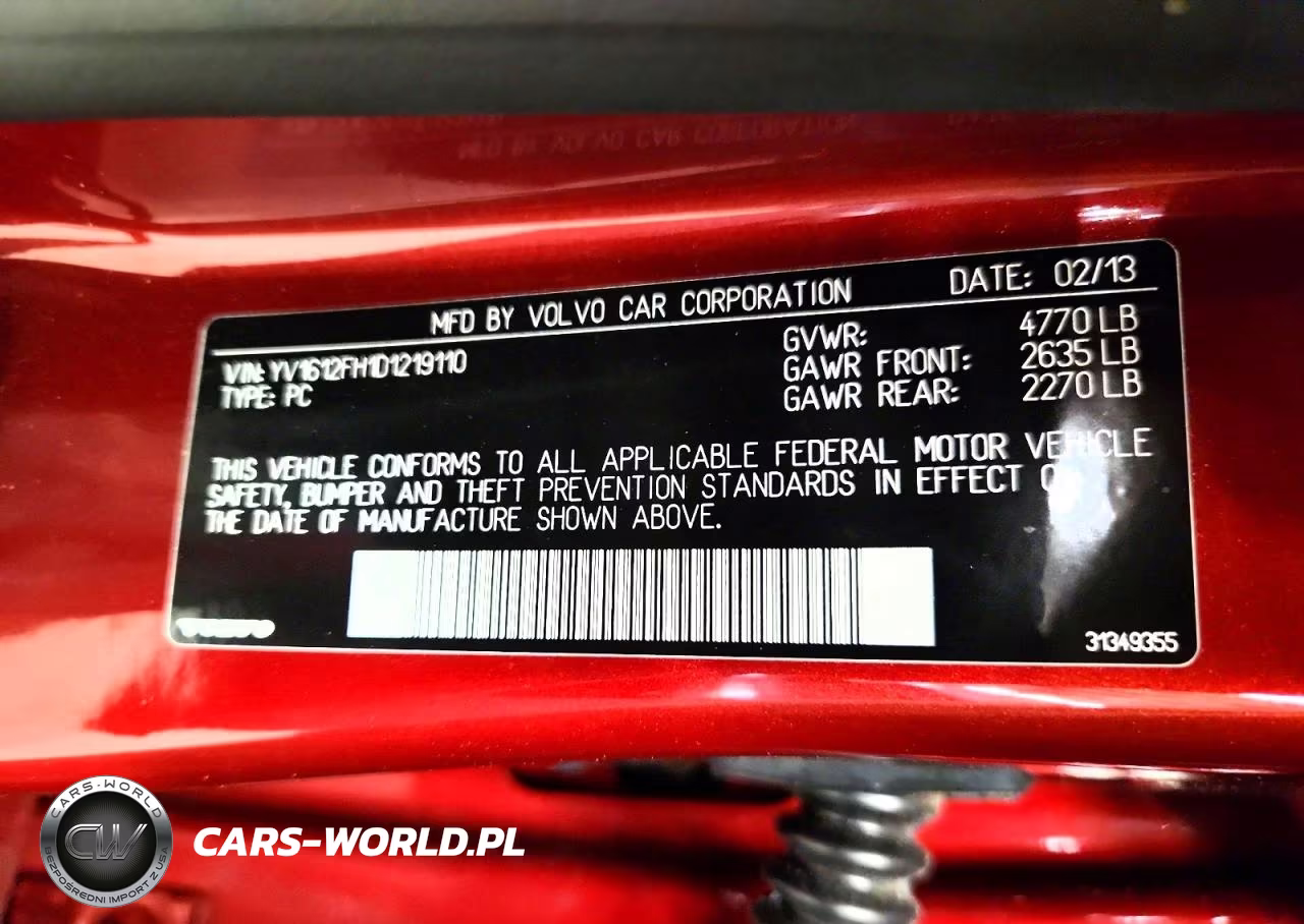2013 Volvo S60 T5 VIN:YV1612FH1D1219110 - 12
