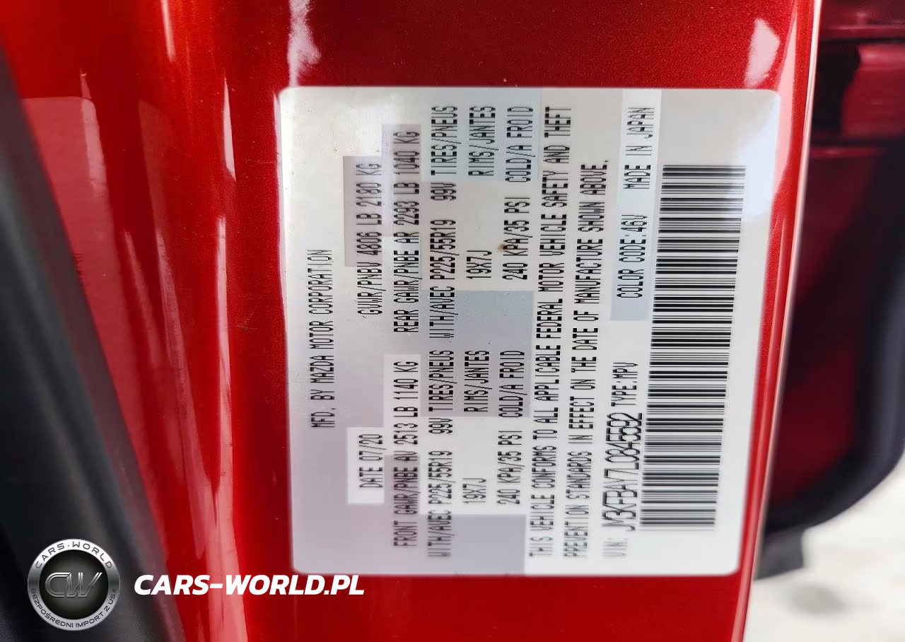 2020 Mazda Cx-5 Grand Touring 4 VIN:JM3KFBAY7L0845592 - 13