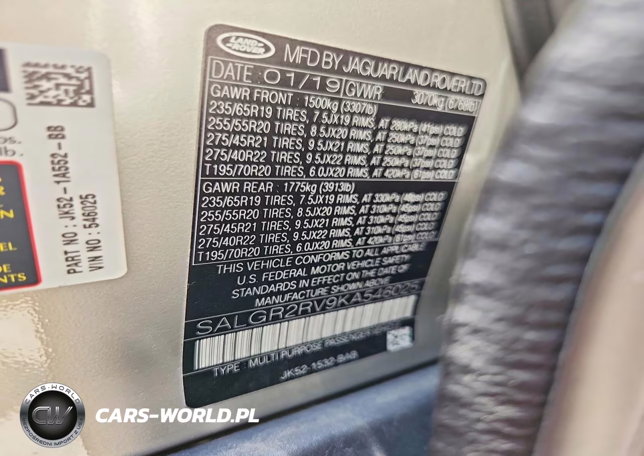 2019 Land Rover Range Rover VIN:SALGR2RV9KA546025 - 13