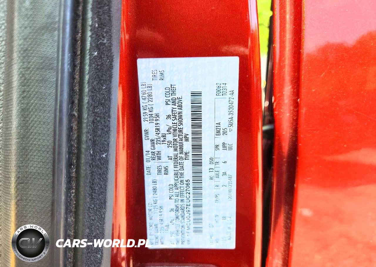 2014 Ford Escape Titanium VIN:1FMCU0J97EUC27065 - 13