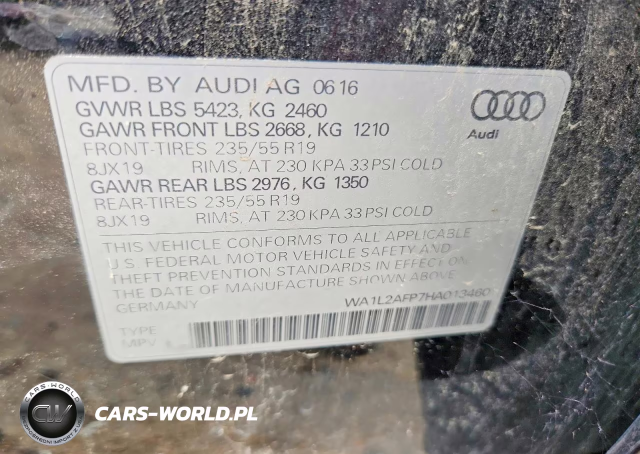 2017 Audi Q5 Premium Plus VIN:WA1L2AFP7HA013460 - 16