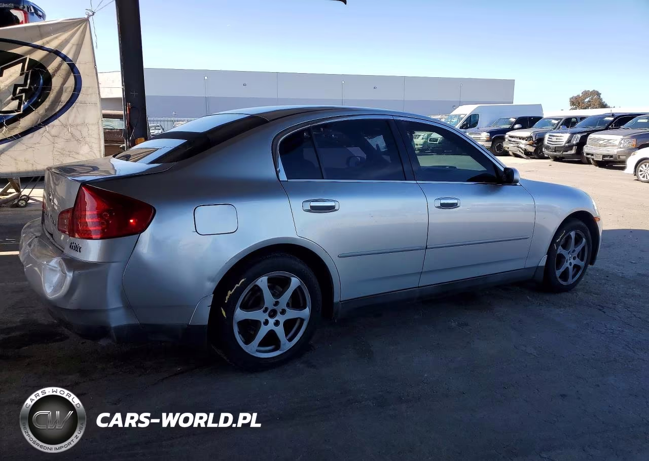 2004 Infiniti G35 Base VIN:JNKCV51F94M710137 - 3
