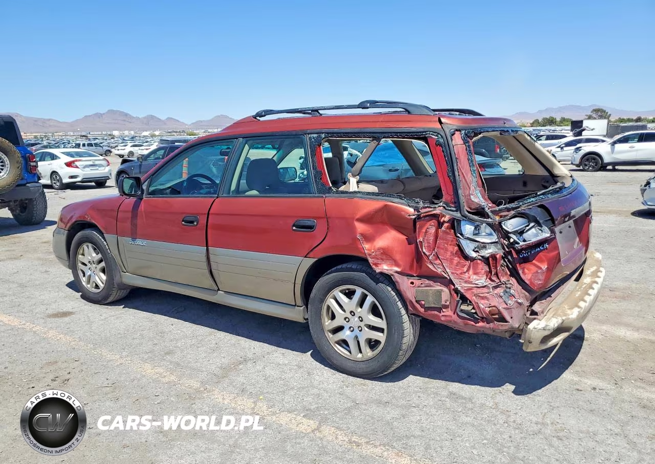 2004 Subaru Legacy Outback Awp VIN:4S3BH675147625302 - 2