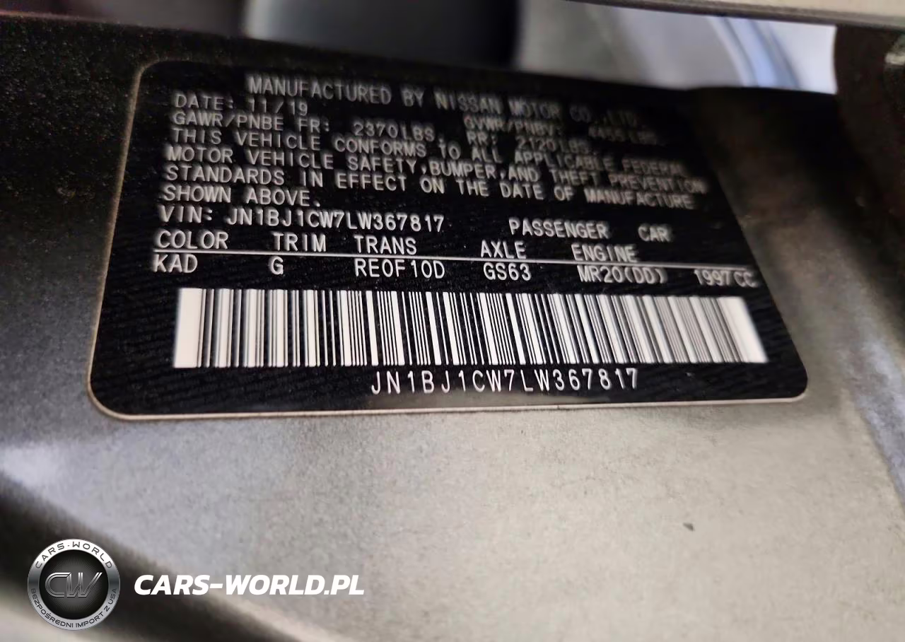 2020 Nissan Rogue Sport S VIN:JN1BJ1CW7LW367817 - 13
