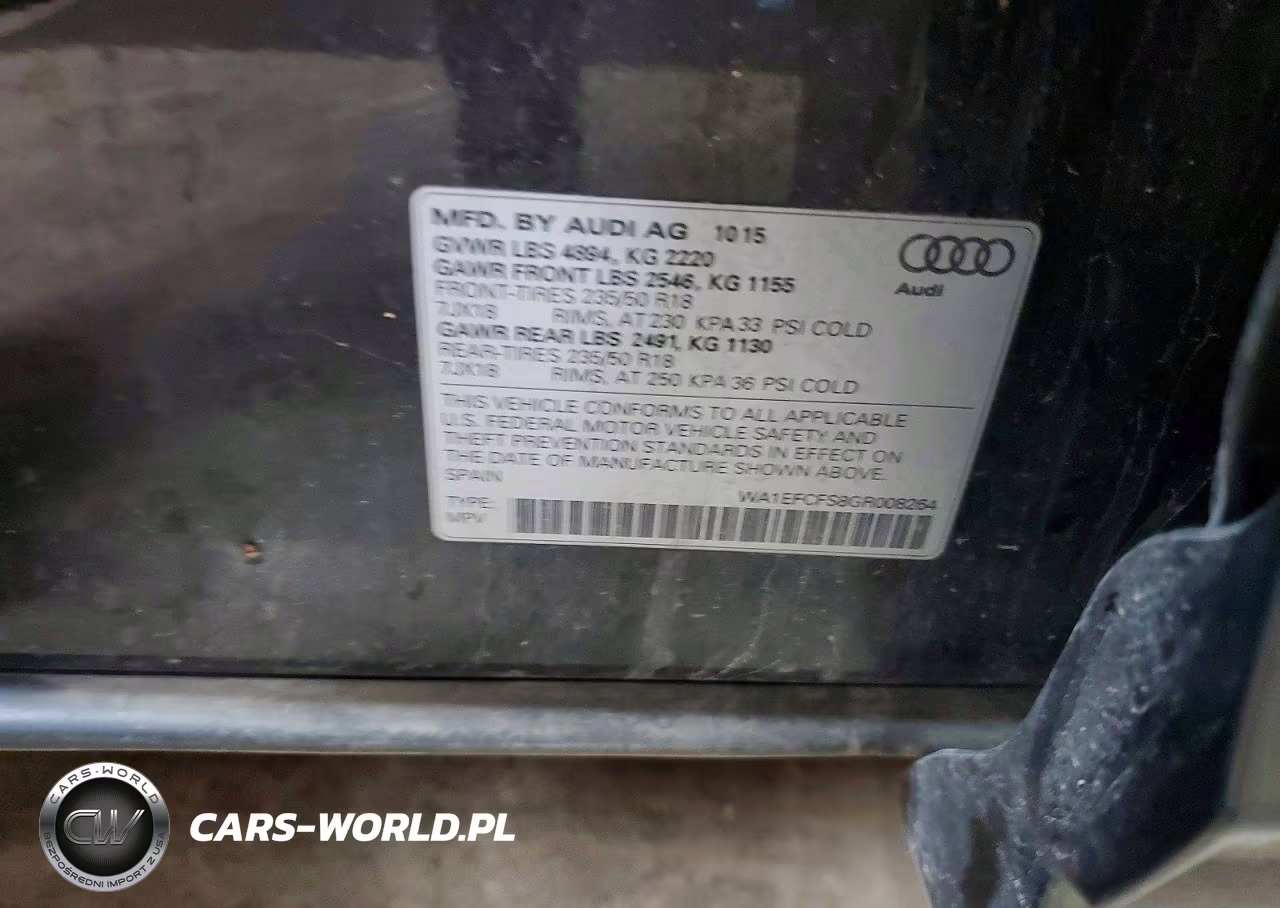 2016 Audi Q3 Premium Plus VIN:WA1EFCFS8GR008264 - 13